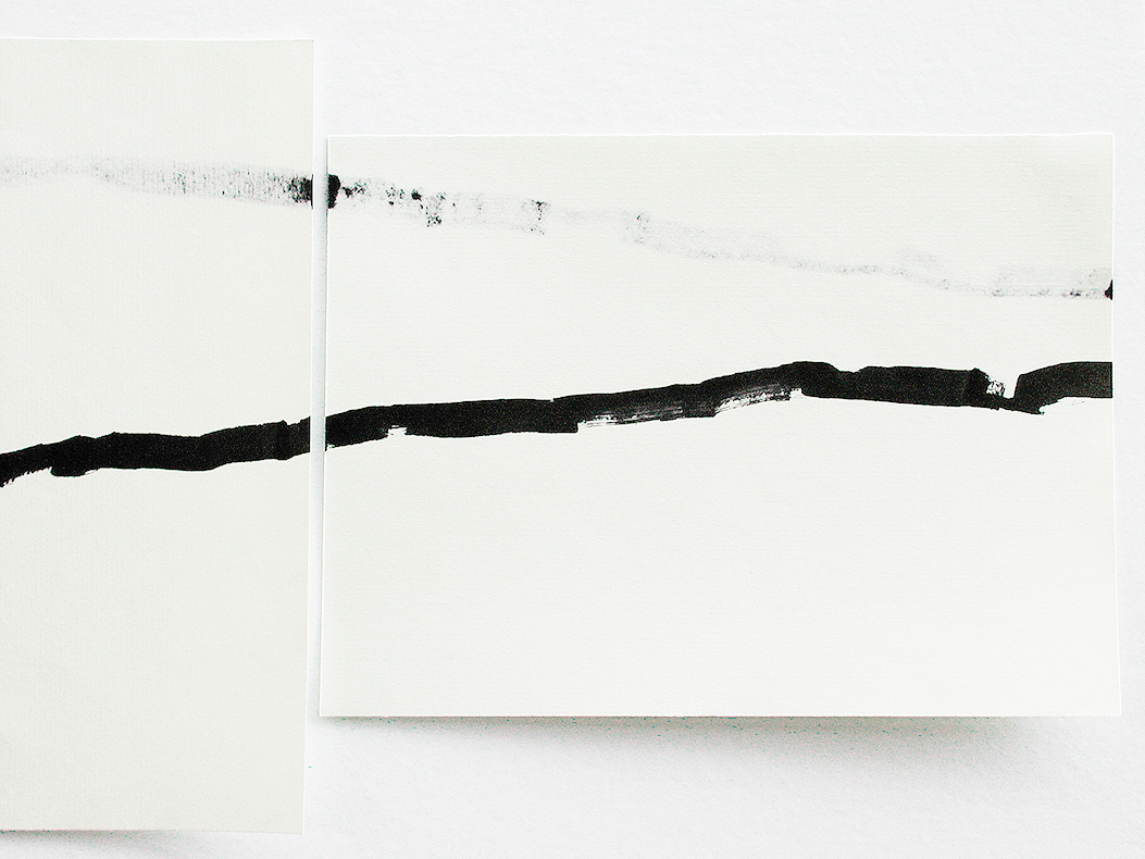 *2 Linien*, 6-teilig, 2008
Detail