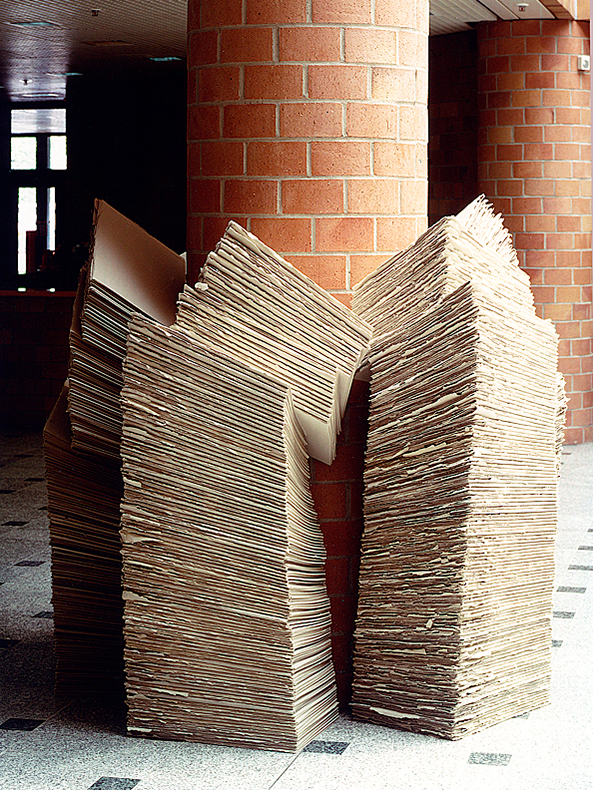 *5 Stapel am Pfeiler*, 2000
Galerie Sparkasse Ravensburg